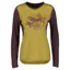 Scott Women's Defined Merino LS Shirt in Mud Green