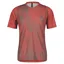 Scott Trail Vertic Zip SS Shirt in Tuscan Red